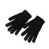 Mellons Unisex Winter Knit Classic Solid Color Gloves