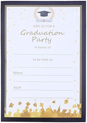 Nuobesty 卒業の招待状カード卒業祝い発表カード高校高校卒業パーティー用品48ピース B084kxgwzh 1 478円 大人気 New Arrival 最安値挑戦 年中無休 高品質 通販