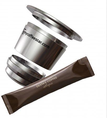Mycoffeestar DELTA Refillable Stainless Steel Nespresso Capsule for OriginalLine Machines