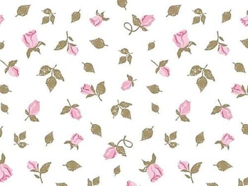 10 Large sheets Tissue Paper Dainty Pink Rose / Rosebud Tissue Paper Gift Wrapping Supplies Party Supply 20" x 30"