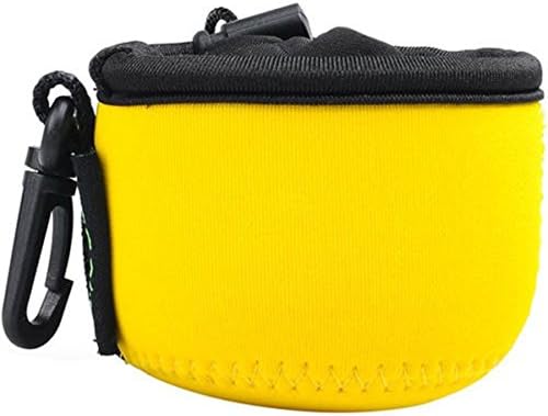 Neoprene Soft Camera Case Protective Bag Cover Pouch For Sony DSC-QX10 Camera Lens, 1Pcs (Yellow)