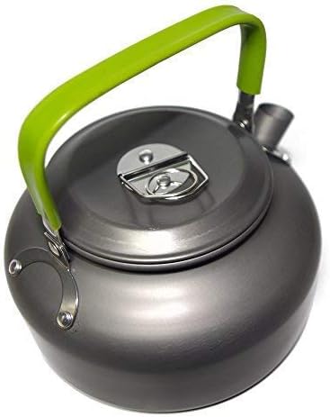 Ecent Aluminum 0.8L/1.2L Outdoor Camping Hiking Kettle Coffee Pot Portable Teapot Kettle, Compact and Lightweight with Silicon Handle - Image 5