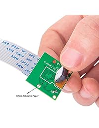 Módulo de cámara de vídeo HD de 5 MP 1080p con sensor OV5647 y cable de cinta de 15 pines para Raspberry Pi modelo A B B+, Pi 2, Pi 3 y 3B+