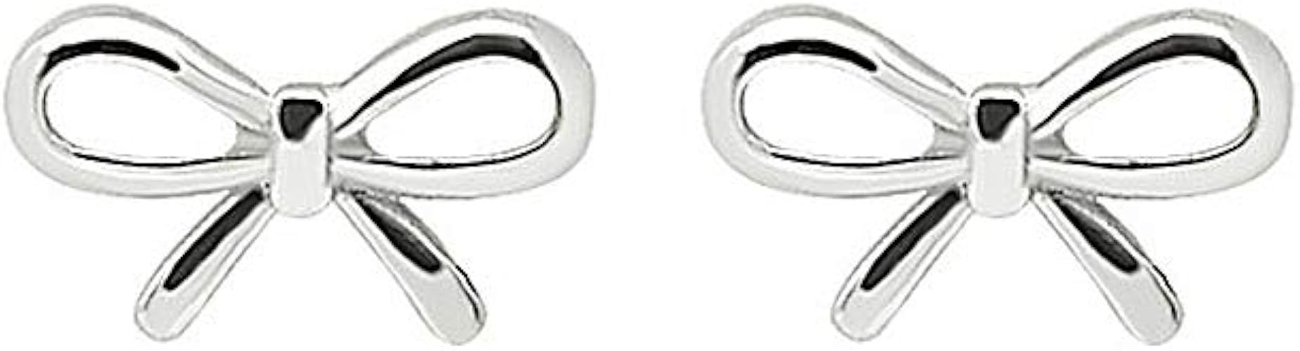 Amazon Richight シンプルな純銀製かわいいのスタッドピアス 可愛らしいピアス耳飾り Sv925シルバーミニ蝶々結びちっこいリボンピアスイヤリング ネックレス 通販