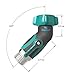 45 Metal Hose Elbow, Heavy Duty Hose Adapter and Angle Connector with Water Shut Off Valve