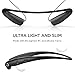 Spigen Legato Bluetooth Headphones Neckband Retractable Bluetooth Headset Wireless Headphones Earbuds (Tireless Fit) aptX Audio/Noise Isolation/AI Voice Command/Nanofiber Core Tech, Wear The Sound TM