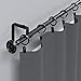 Ddsky 40 Pack Metal Curtain Rings with Clips, Curtain Hangers Clips, Drapery Clips with Rings, Drapes Rings 1 in Interior Diameter, Compatible with 4.0mm/0.16