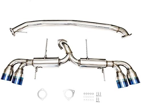 LR STAINLESS STEEL CAT BACK EXHAUST FOR NISSAN R35 GTR 2009-2015