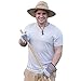 MidWest Gloves & Gear Mens Outdoor Work or Garden Straw Hat, 48