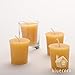 Bluecorn 100% Pure Beeswax Votive Candles | Natural Beeswax Candles, Yellow Beeswax Votives, Bulk Candles 18-Pack | Long Burn (12+ Hours) | Soy, Paraffin, & Fragrance Free | Handmade in Colorado