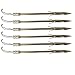 JIEXI HWYP Stainless Steel Fish Hunting Arrows Crossbow Fishing Arrows Pack of 6