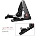 Ukulele Violin Mandolin Stand Portable Adjustable Folding Space Saving Tripod For Plastic Ukelele Stand w/Pro Extendable Holding Arm Silicon Cushion plastic silicone, by LC Prime