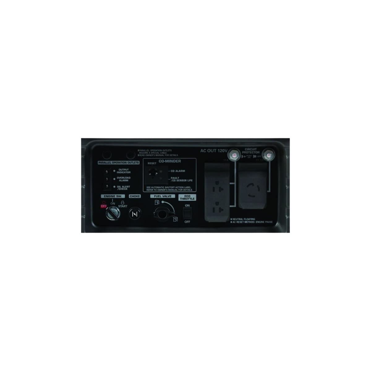 Honda EU3000IS1AN 3000-Watt 120-Volt Inverter Generator with CO-MINDER - 49-State 664270