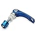 SODIAL(R) Road Bike Bicycle Seat Post Quick Release Binder Clamp Bolt Blue