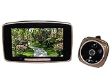 ZTHY HD 5" LCD Digital Door Peephole Camera GSM IR Night Vision Motion Detect Viewer SIM Record