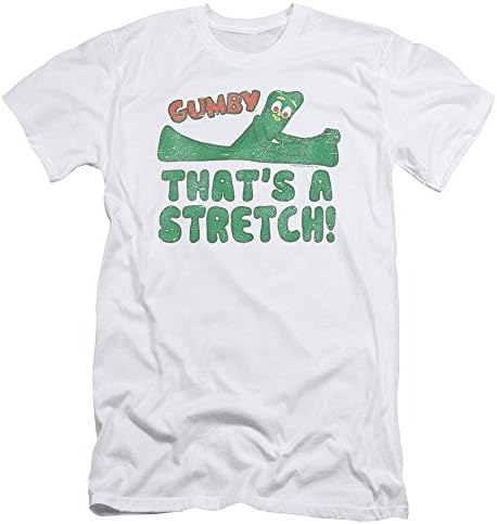 Gumby - Mens ThatÃ¢â‚¬â„¢S A Stretch Slim Fit T-Shirt, XX-Large, White