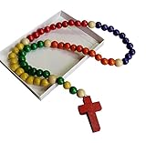 Inspire Nation Kiddie Rosary Wooden 24 inch with Gift Box