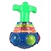 SODIAL(R) Hot Minions Colorful Light & Music Gyro Peg-Top Spinning Tops Kids Children Toy