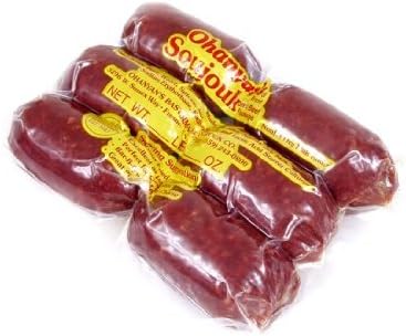 Halal Hot Finger Soujouk ~1lb (450g)
