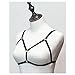 Jelinda Womens Sexy Cupless Harness Halter Strappy Body Caged Bra, Black, One Size (Y039)