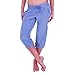 RBX Active Women's Lightweight Body Skimming Drawstring Woven Capri Pant