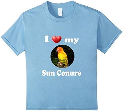 I Love My Sun Conure - Kids 12 - Baby Blue