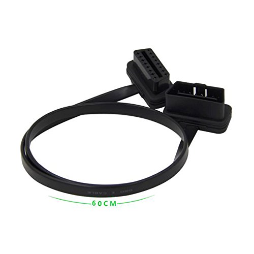 Vinmax OBD2 Diagnostic Connector Line 16 Pin Ultra Flat Male to Female OBDII Extension Cable