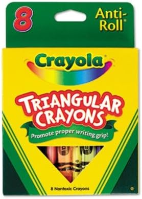 CYO524008 UNITED STATIONERS (OP) CRAYON,TRIANGLR, 8/BX,AST