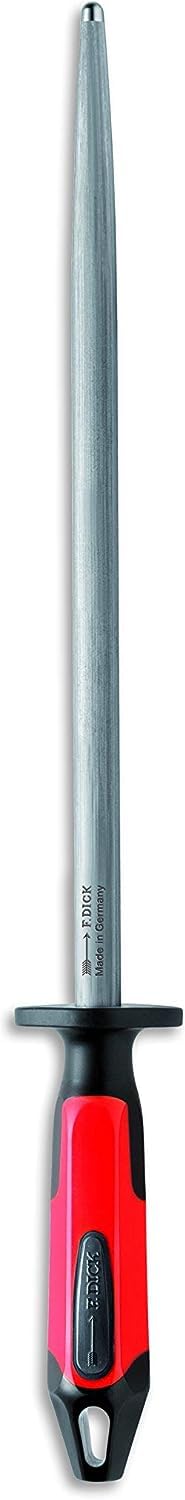 F. DICK Regular Cut Sharpening Steel (Butcher Steel with Blade Length 30 cm, Round, 65 HRC) 73171302-63