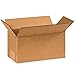 PARTNERS BRAND 8x4x4 Long Corrugated Boxes, Long, 8L x 4W x 4H, Pack of 25 | Shipping, Packaging, Moving, Storage Box for Home or Business, Strong Wholesale Bulk Boxes