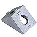 Boeray 20pcs 2 Hole Inside Corner Bracket Gusset for 2020 Series Aluminum Extrusion Profile with Slot 6mm