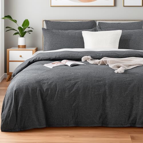 Nexhome Washed Cotton Duvet Cover Set