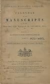 Calendar of the Manuscripts of the Most Hon. The Marquis of Salisbury Preserved at Hatfield House. Part II. Association copy
