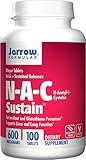 Jarrow Formulas N-A-C Sustain, Supports Liver and Lung Function, 600 mg, 100 Sustain tabs
