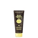 Sun Bum Moisturizing Sunscreen Lotion, SPF 15, 3oz Tube, Oil Free, Hypoallergenic, Packaging May Vary