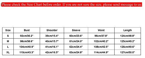 TOOPOOT Women's Casual Long Sleeve Maxi Dresses Plain Casaul Oversized Maxi Long Shirt Dress (S, Blue) - Thumbnail 6