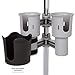 ROBOCUP, (Gray), Best Cup Holder for Drinks, Fishing Rod/Pole, Boat, Beach Chair, Golf Cart, Wheelchair, Walker, Drum Sticks, Microphone Stand