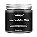 Vikeepro Dead Sea Mud Mask Blackhead Remover Facial Treatment Deep Cleansing for Face, Acne, Oily Skin - Exfoliation Minimizes Pores Reduces Acne Wrinkles