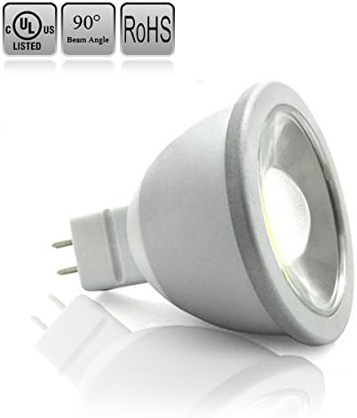7W MR16 LED Floodlight Bulb 630LM 2700K Warm White 90° Angle Tracklight GU5.3 Base UL® Listed