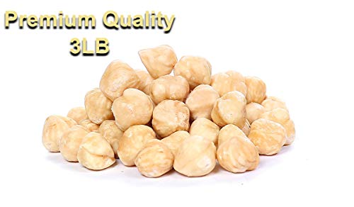 Roasted, Blanched, Unsalted Turkish Hazelnuts ready to eat resealable bag (3LB) - Thumbnail 2