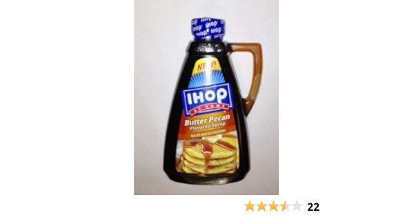 Amazon Com Ihop At Home Butter Pecan Flavored Syrup 24 Oz Pack Of 4 Maple Syrups Grocery Gourmet Food