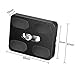 UTEBIT 50mm Quick Release Plate 2Pack, PU50 Quick Shoe Plate Aluminum Alloy Tripod Plate with 1/4'' Screw QR Adapter fits for DSRL/BallHead/Camera/Tripod