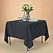 Remedios Square Tablecloth Solid Color Wrinkle-Free Polyester Table Cloth for Indoor and Outdoor Wedding Party Restaurant Banquet Home Dinner (Dark Gray, 70x70 inch)