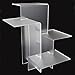 Frosted Acrylic Four Tier Display Riser Set Shelf ~