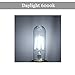 Klarlight E26 T10 Tubular Edison LED Light Bulb, 40 Watt Incandescent LED T10 Replacement Bulb - 4 Watt Daylight COB Tubular LED Filament Bulb, Medium Base E26 Tube Bulbs (2-Pack)