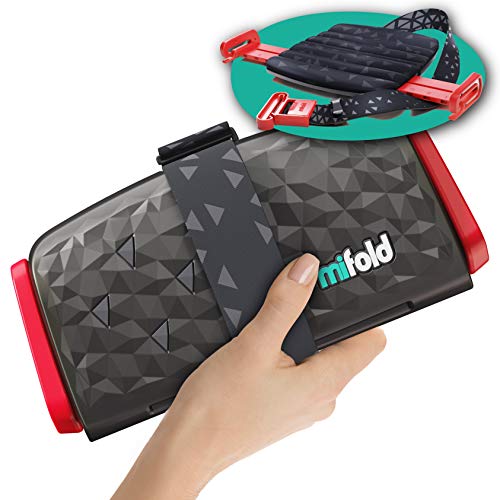 New mifold Comfort Grab-and-go Car Booster Seat- 3X Thicker Cushion! Compact and Portable for Every Day and Carpooling…