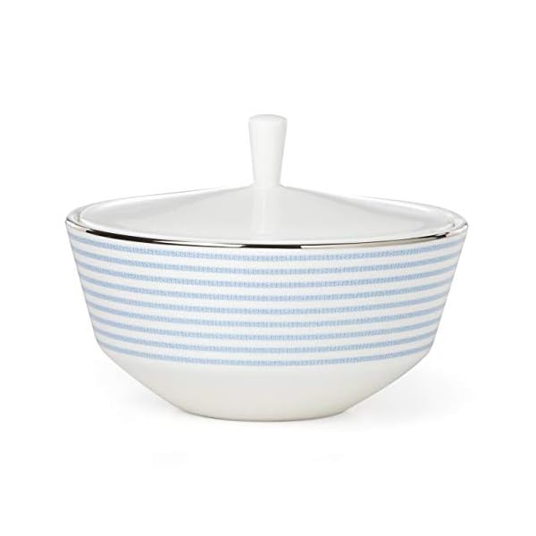 kate spade New York Laurel Street Sugar Bowl, 0.95 LB, Blue The Home