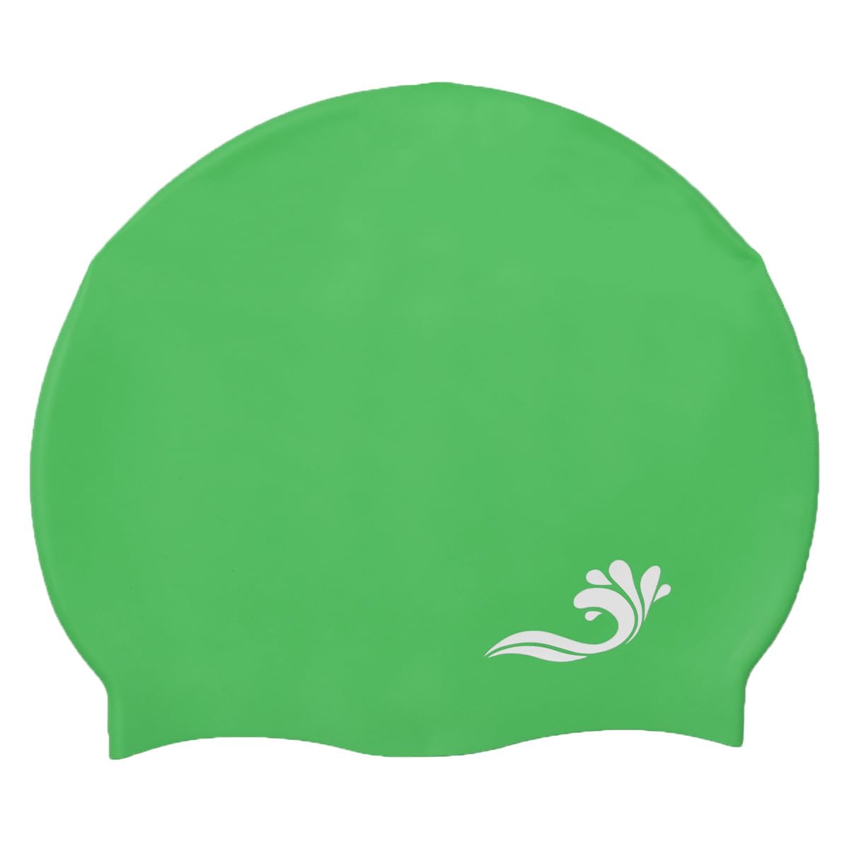 Soaked Silicone Swim Hat (Green)