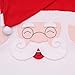 Valery Madelyn 2 Pack Santa Claus Christmas Chair Covers, Chair Back Covers for Dinning or Kitchen Decorations