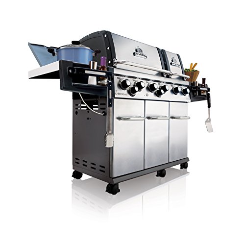 Broil King 957347 Regal XLS Pro NG Gas Grill, Six-Burner, Stainless Steel
